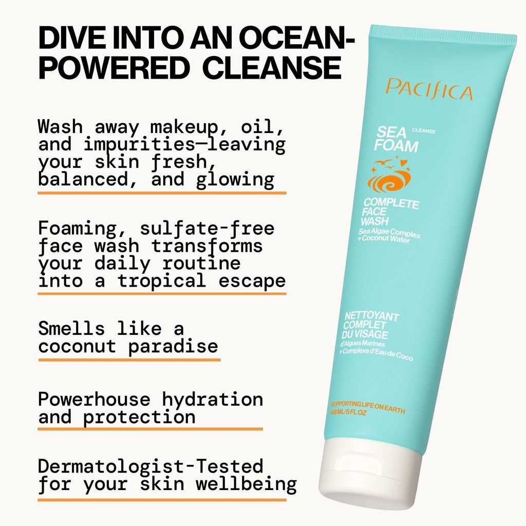 Sea Foam Complete Face Wash | Daily Facial Cleanser