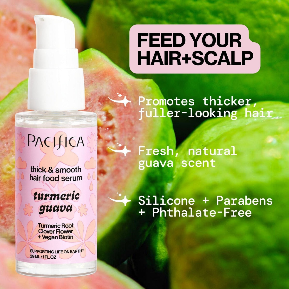 Turmeric Guava Thick and Smooth Hair Serum