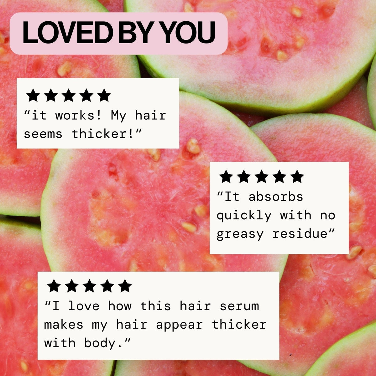 Turmeric Guava Thick and Smooth Hair Serum
