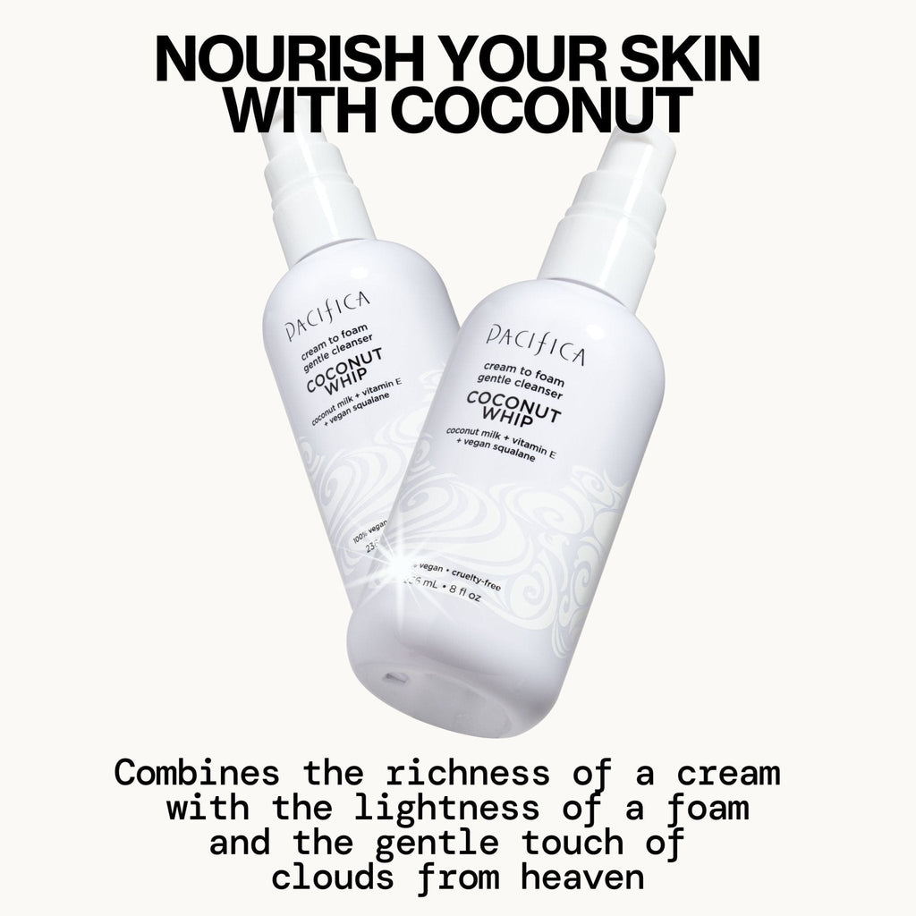 Coconut Whip Cream to Foam Gentle Cleanser