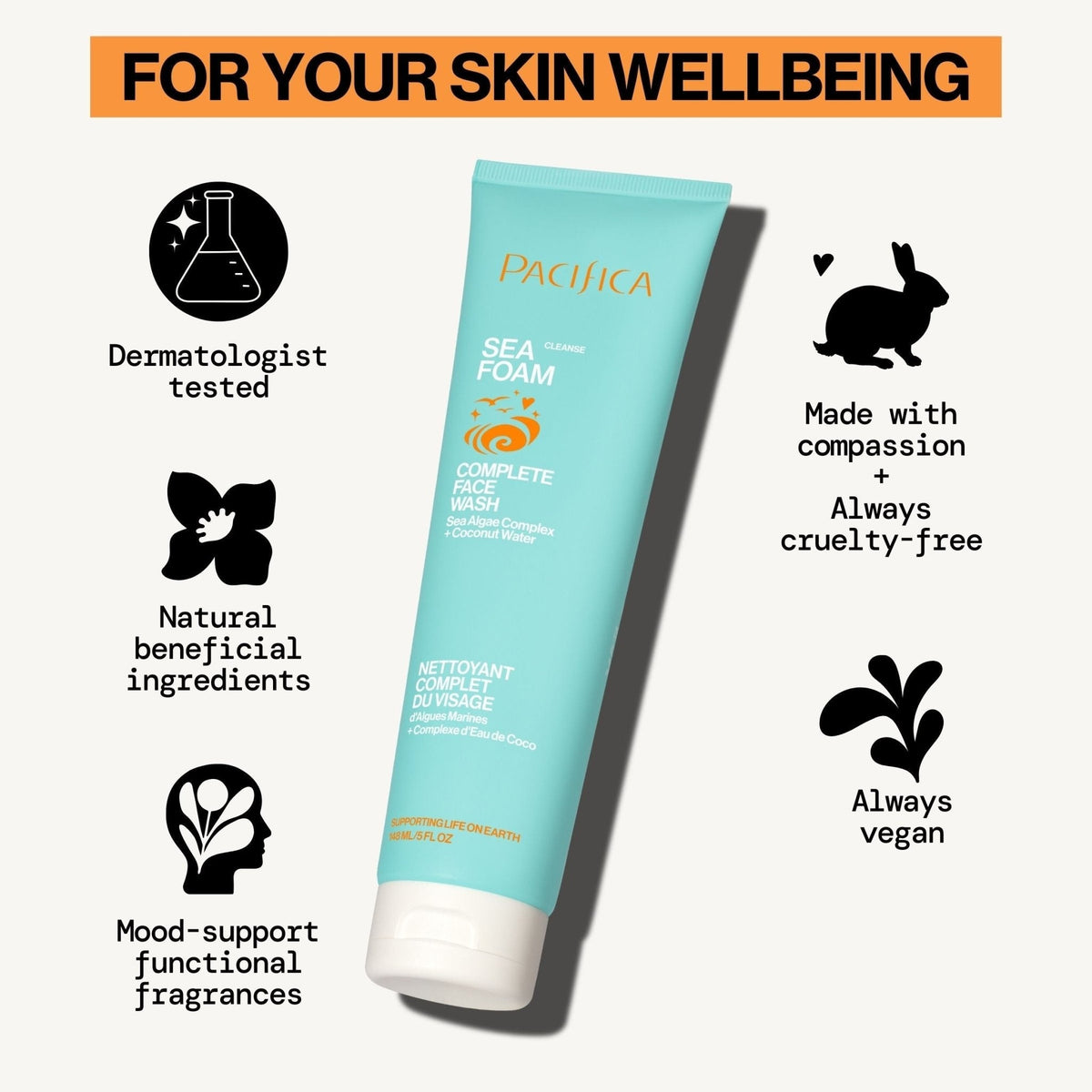 Sea Foam Complete Face Wash | Daily Facial Cleanser