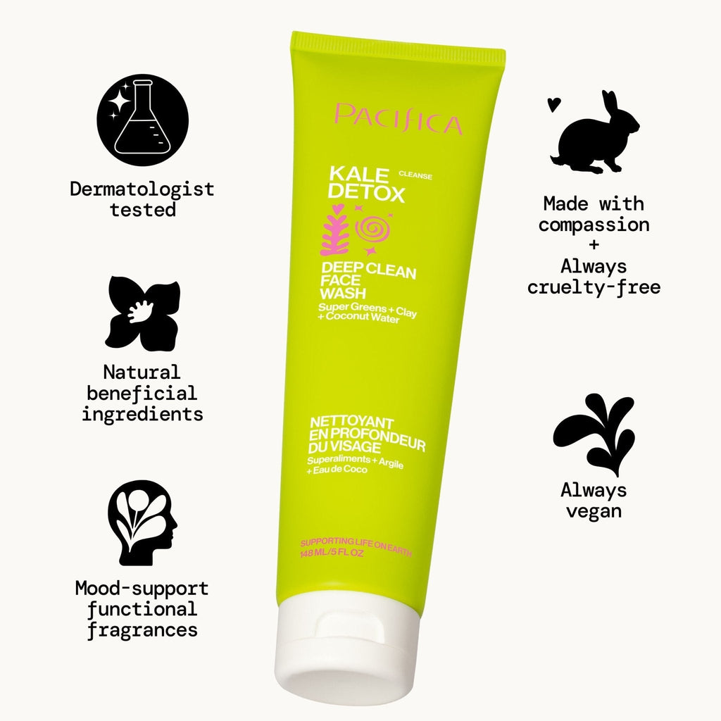 Kale Detox Deep Cleaning Face Wash | Daily Facial Cleanser