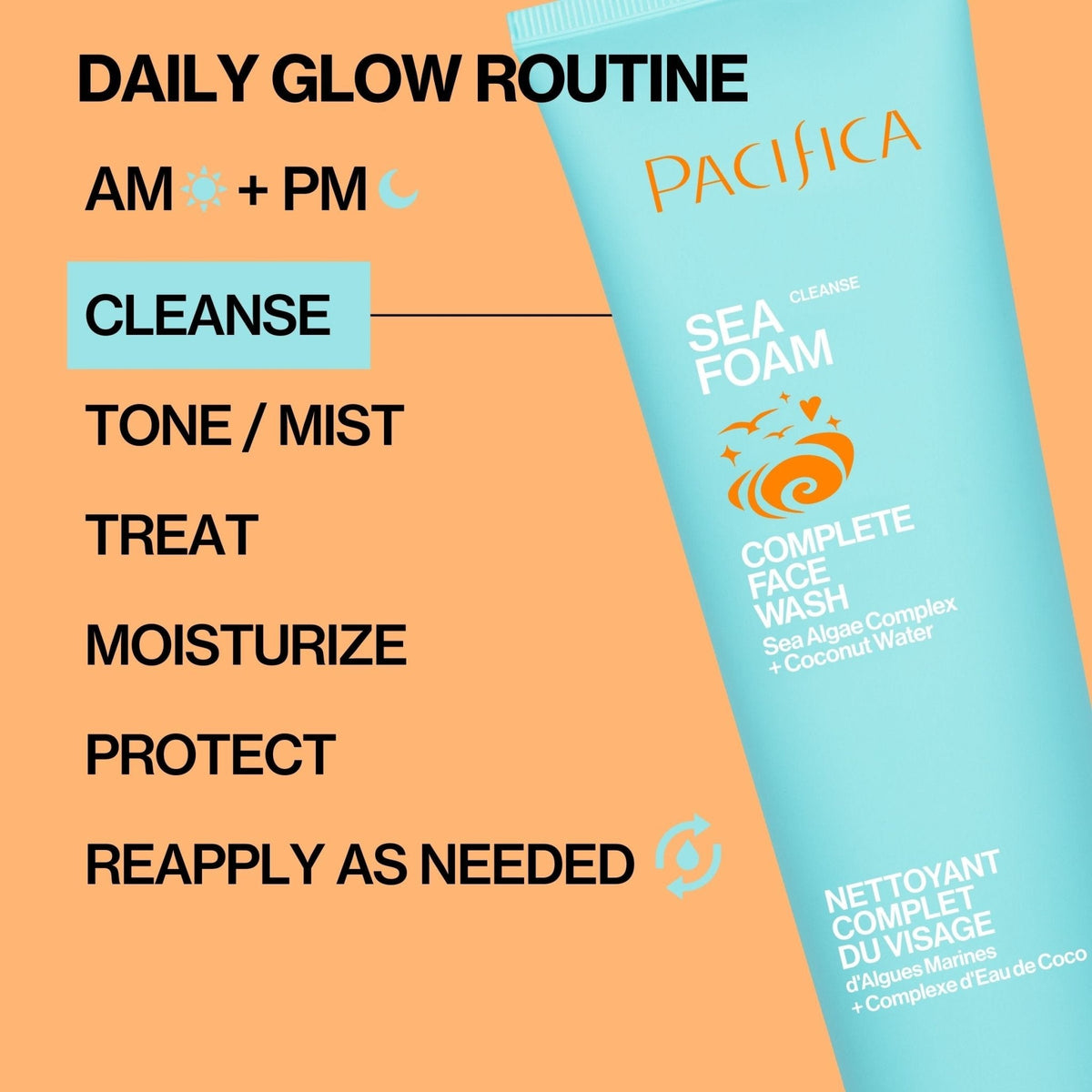 Sea Foam Complete Face Wash | Daily Facial Cleanser