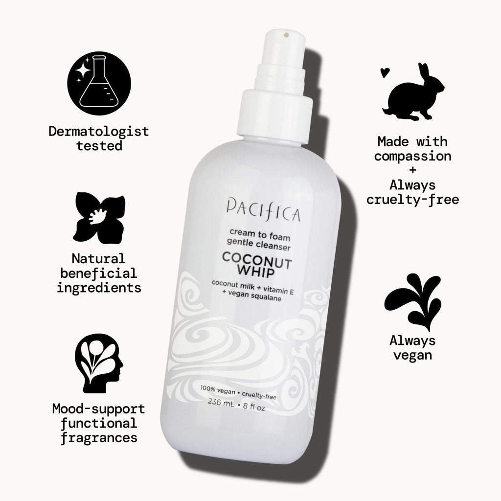 Coconut Whip Cream to Foam Gentle Cleanser