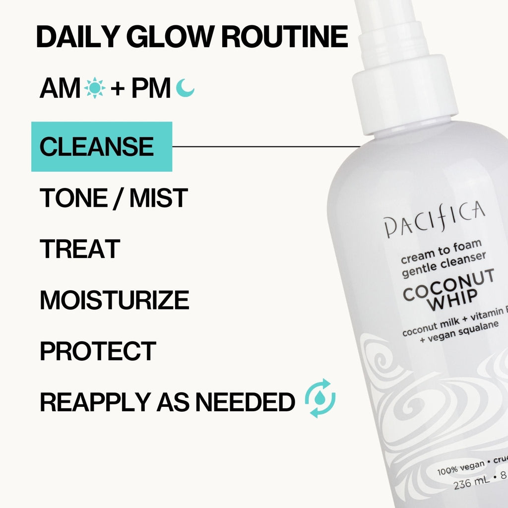 Coconut Whip Cream to Foam Gentle Cleanser