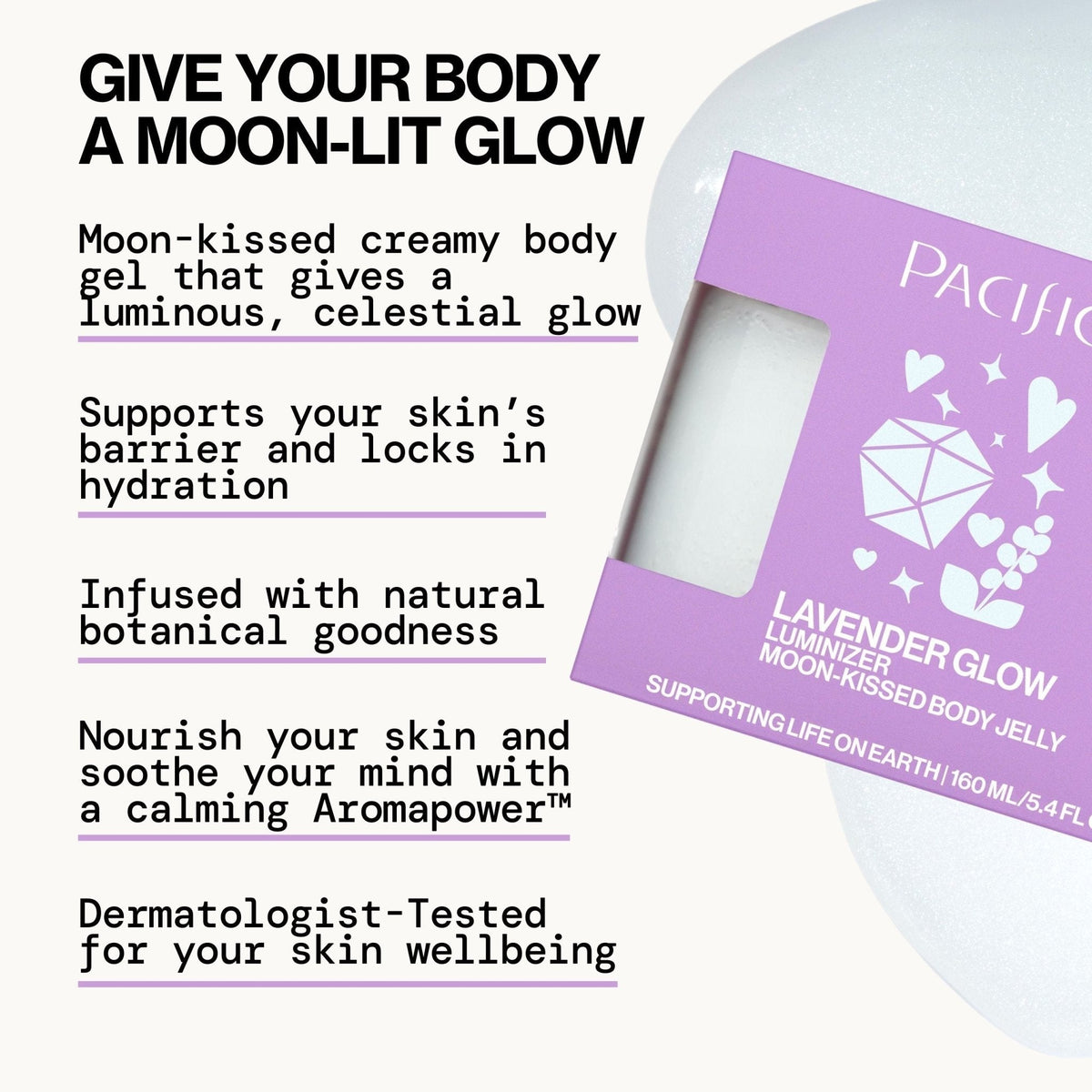 Lavender Glow Luminizer Moon-Kissed Body Jelly