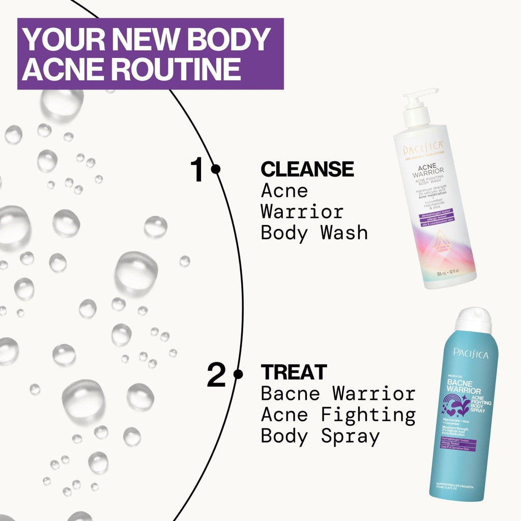 Bacne Warrior Acne Fighting Body Spray