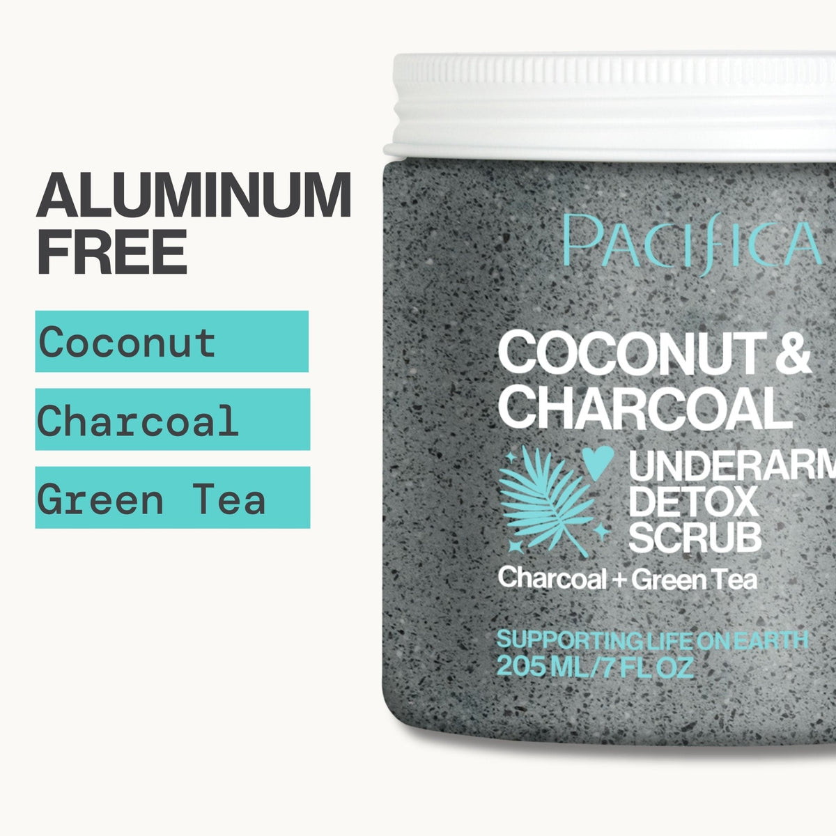 Coconut & Charcoal Underarm Detox Scrub