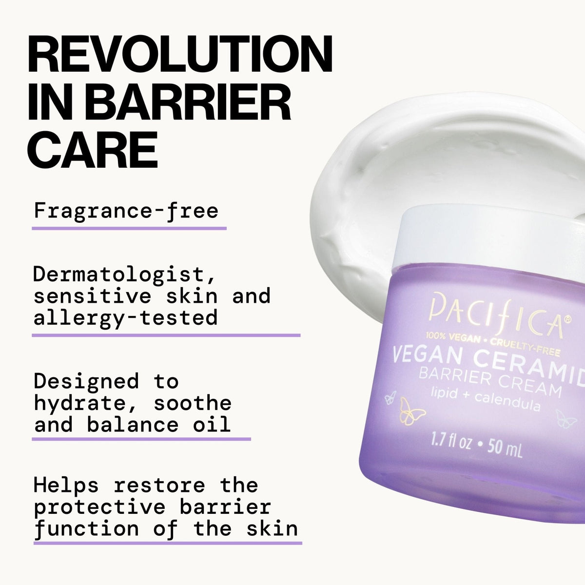 Vegan Ceramide Barrier Face Cream
