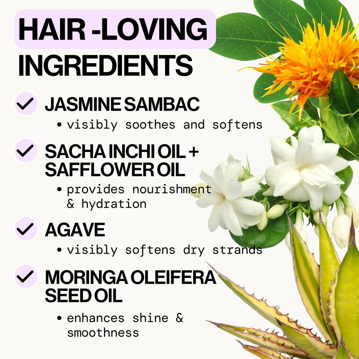 Jasmine Agave Strength + Shine Hair Oil