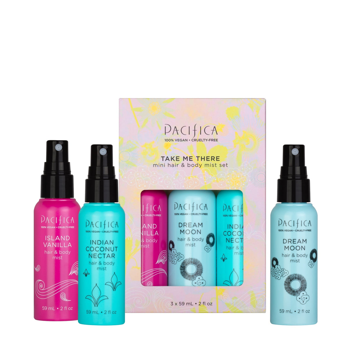 Take Me There Mini Hair & Body Mist Set