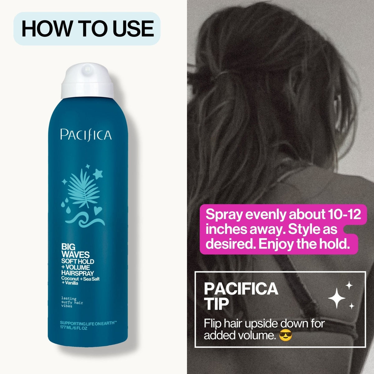 Big Waves Soft Hold & Volume Hairspray