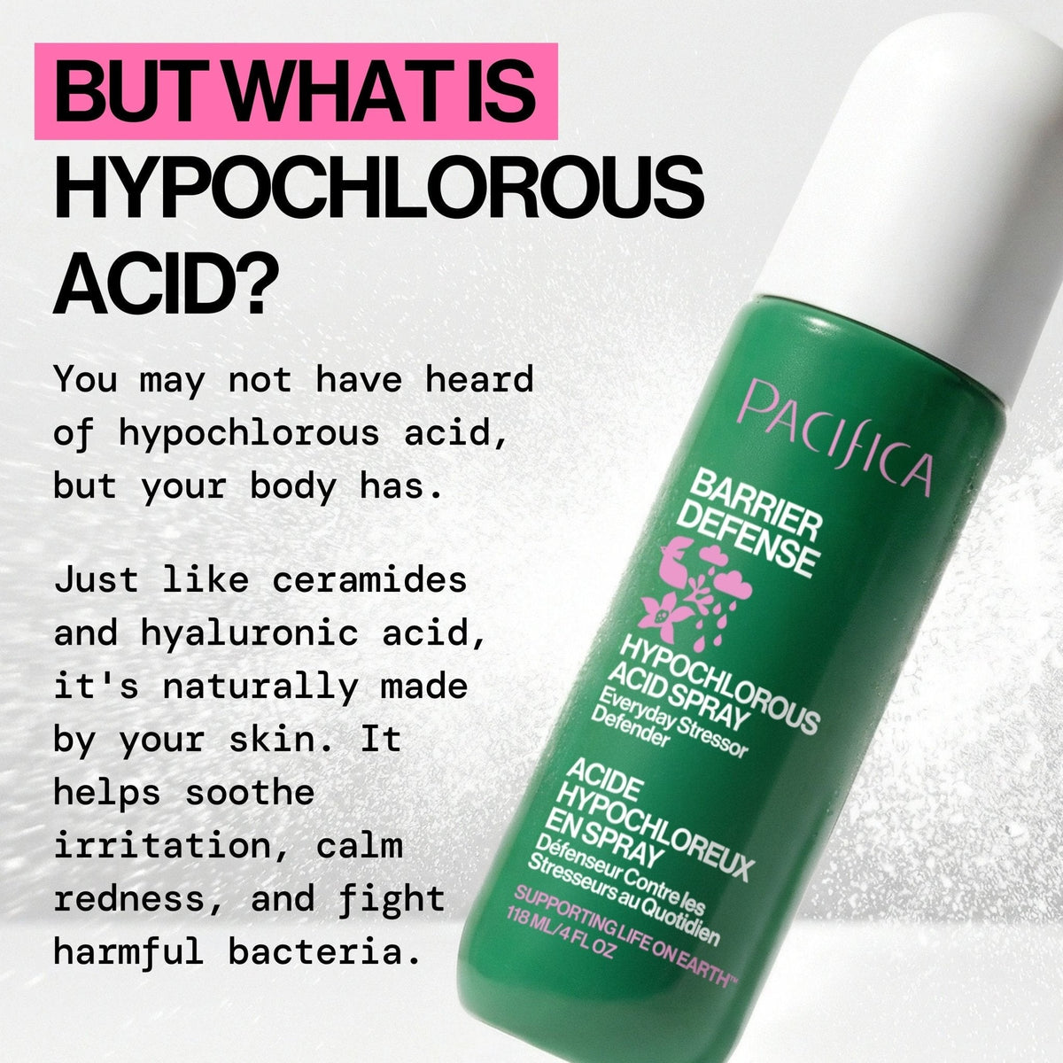 Barrier Defense Hypochlorous Acid Daily Spray