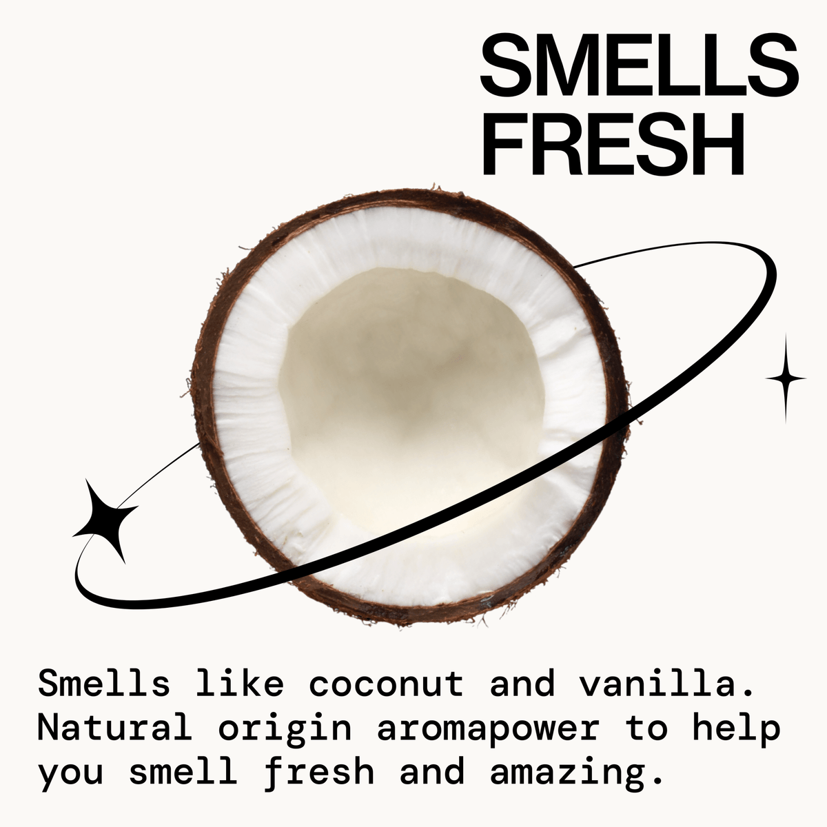 Coconut Milk & Essential Oils Underarm Deodorant Wipes