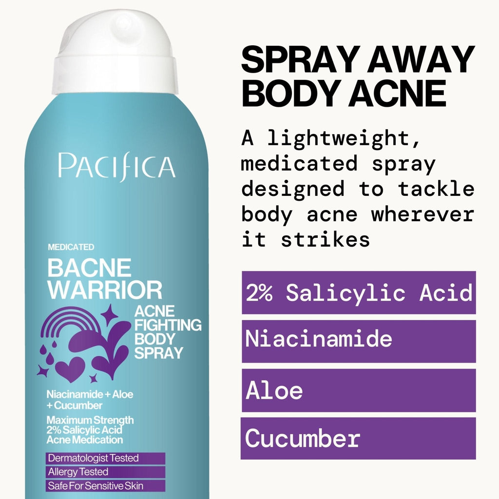 Bacne Warrior Acne Fighting Body Spray
