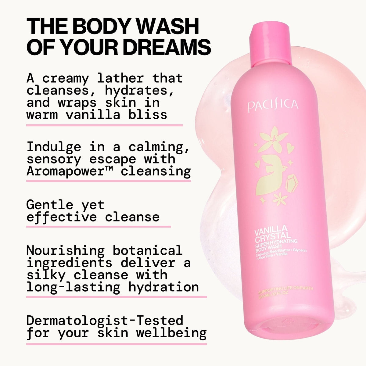 Vanilla Crystal Super Hydrating Body Wash