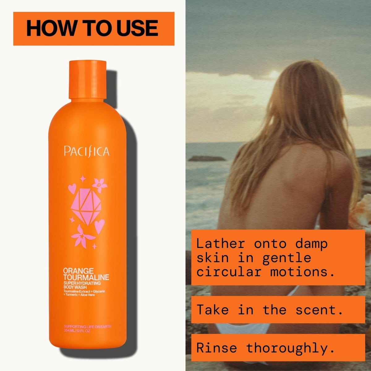 Orange Tourmaline Super Hydrating Body Wash