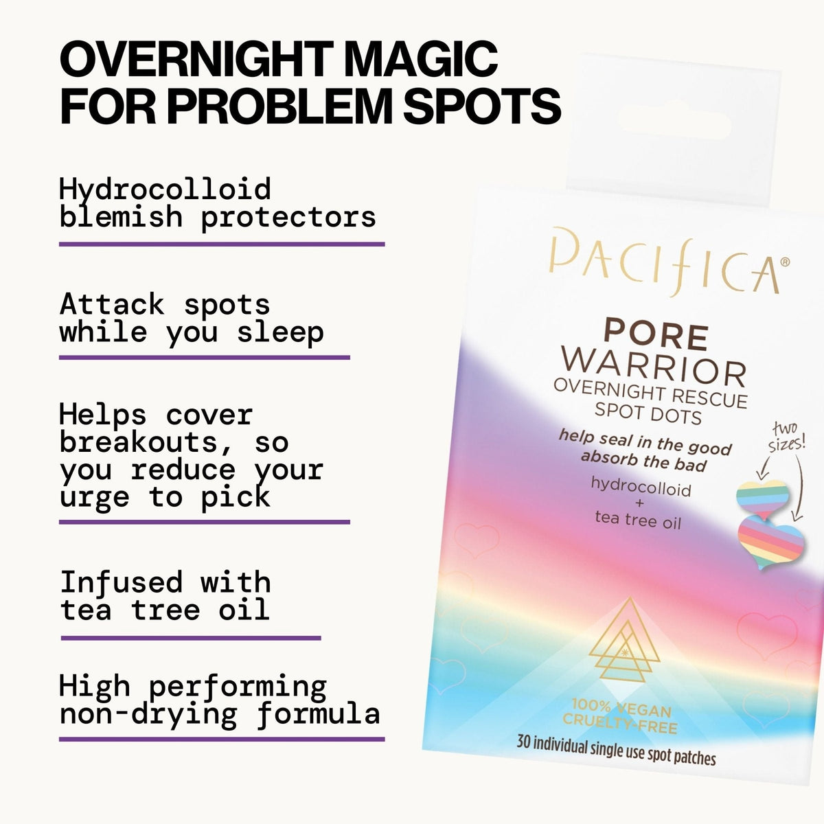 Pore Warrior Overnight Rescue Spot Dots
