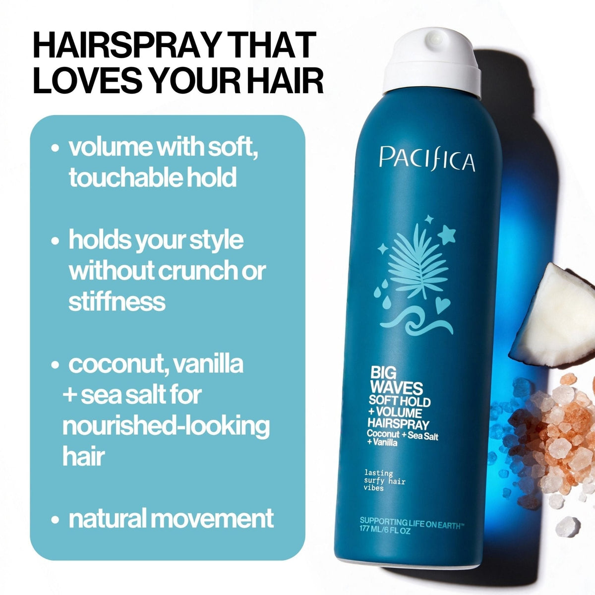 Big Waves Soft Hold & Volume Hairspray