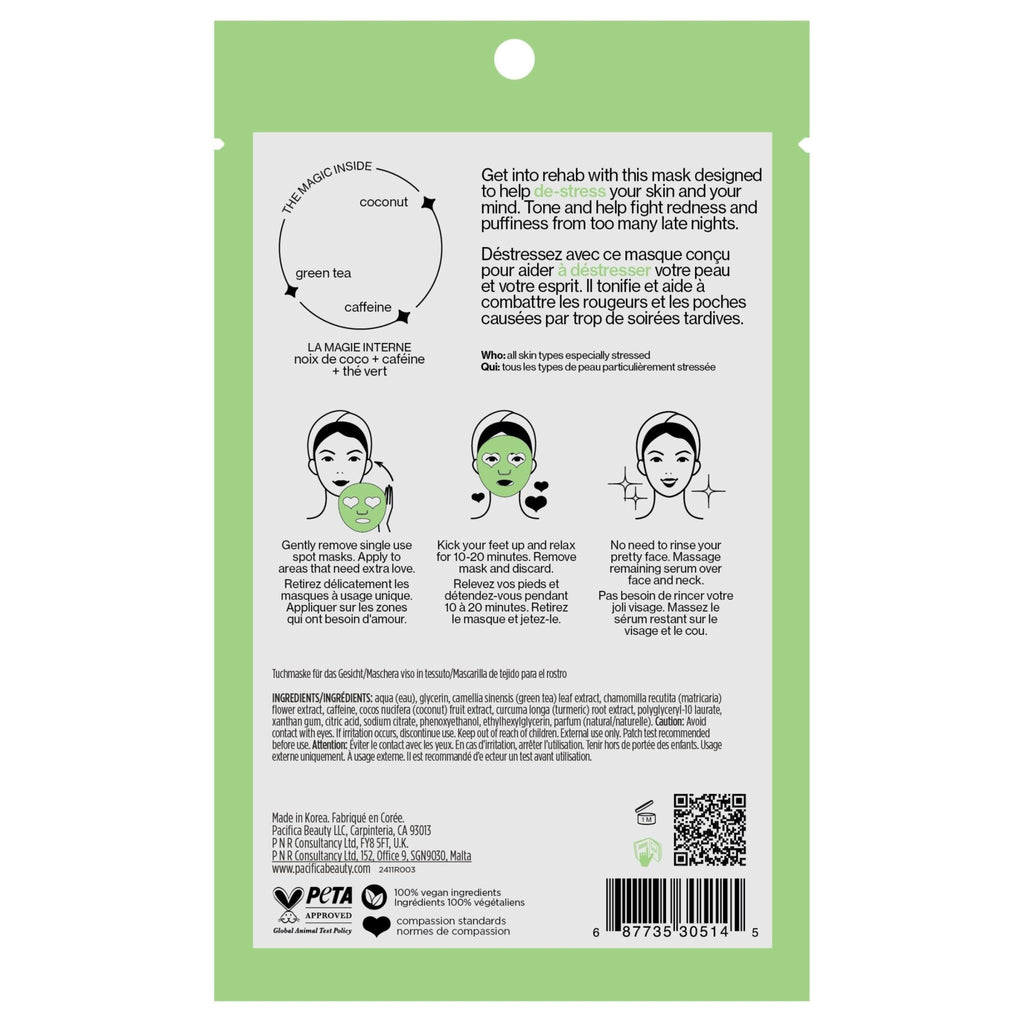 Stress Rehab Coconut & Caffeine Facial Mask