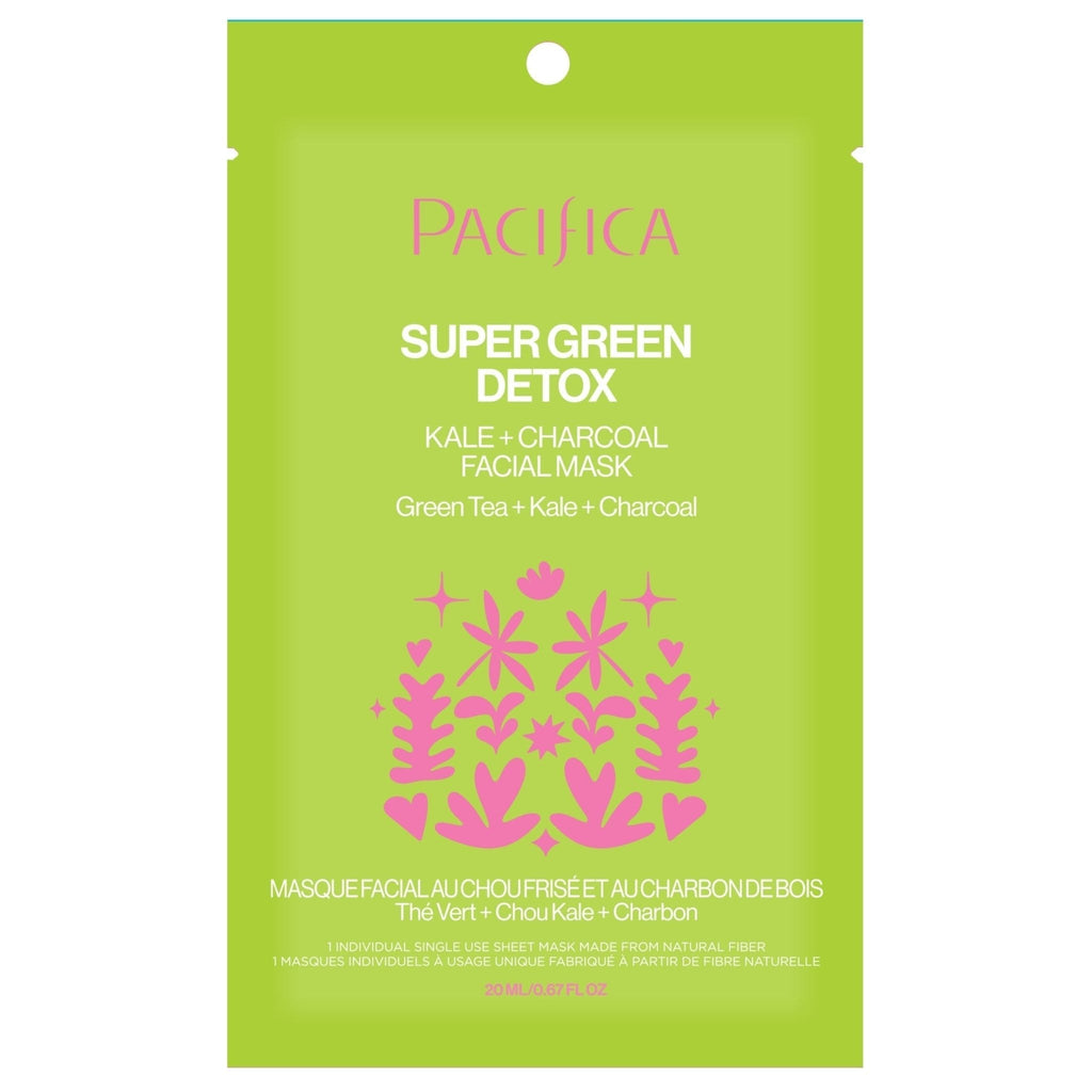 Super Green Detox Kale & Charcoal Detox Facial Mask