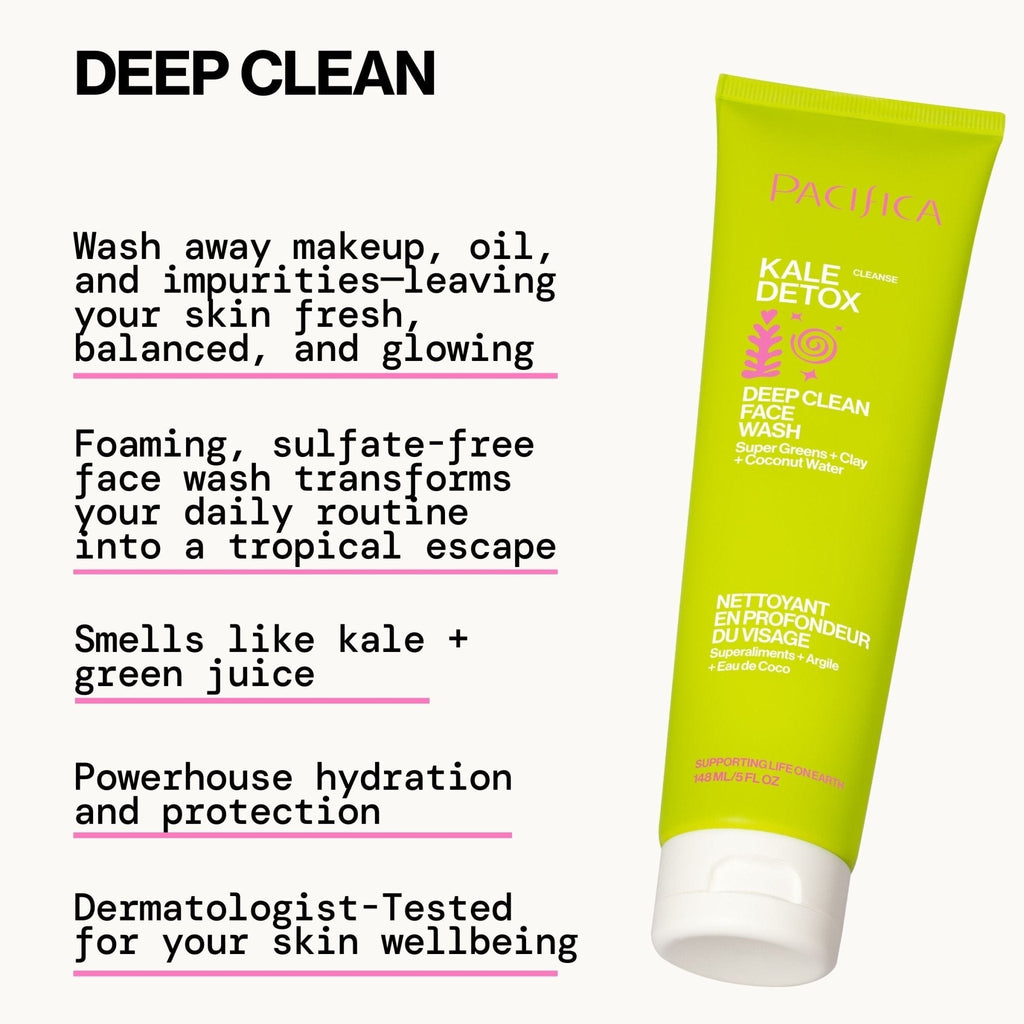 Kale Detox Deep Cleaning Face Wash | Daily Facial Cleanser