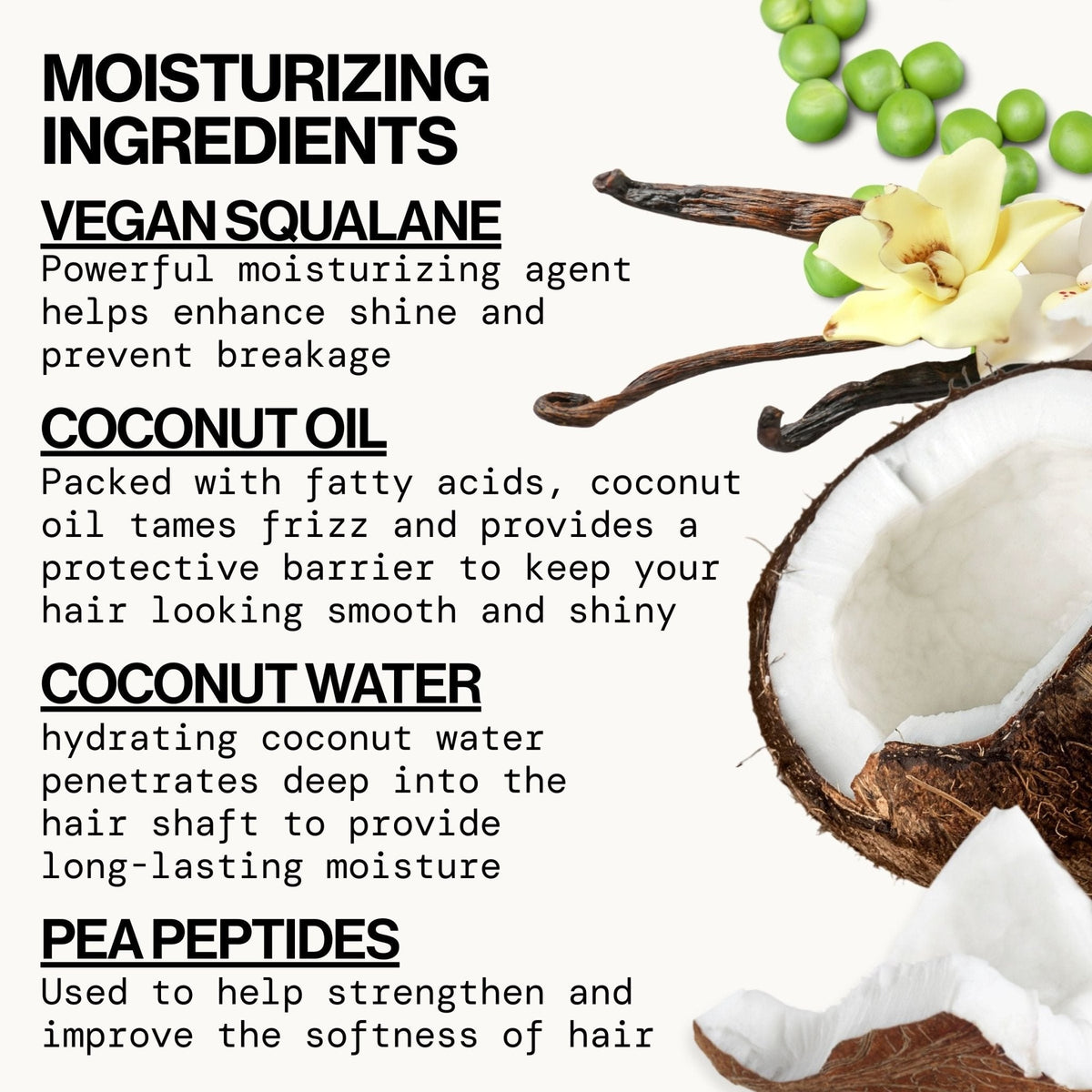 Coconut Vanilla Moisturizing Conditioner