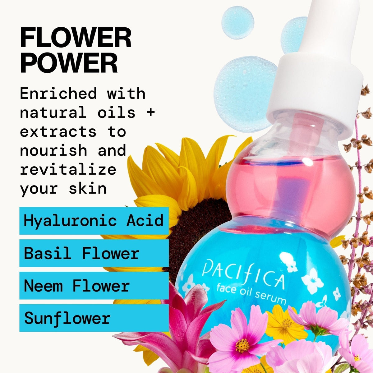 Flower Fix Bi-Phase Hydrating Oil Serum