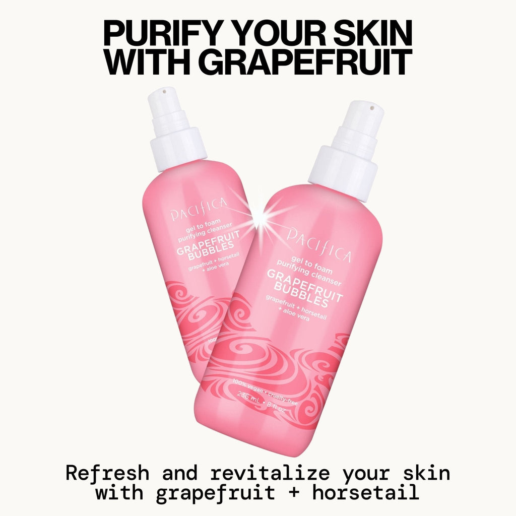 Grapefruit Bubbles Gel to Foam Purifying Cleanser