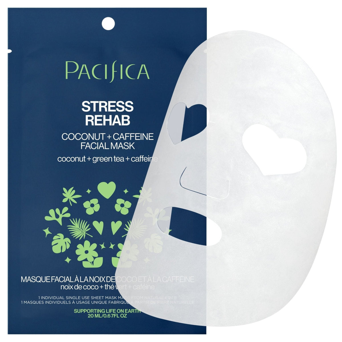 Stress Rehab Coconut & Caffeine Facial Mask