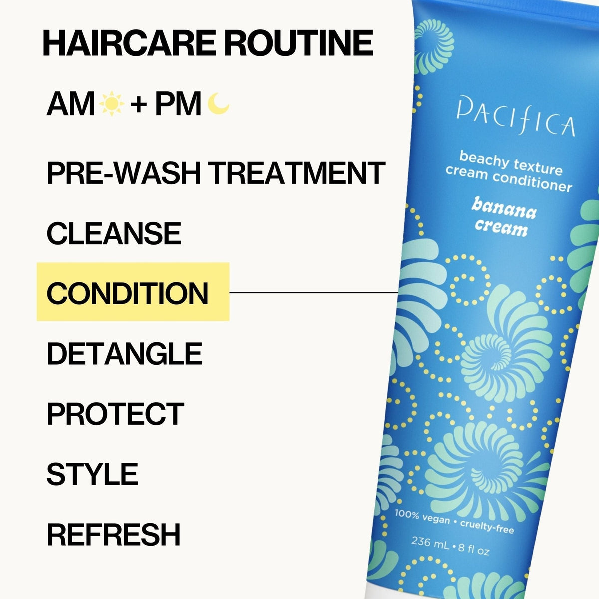 Banana Cream Beachy Texture Cream Conditioner