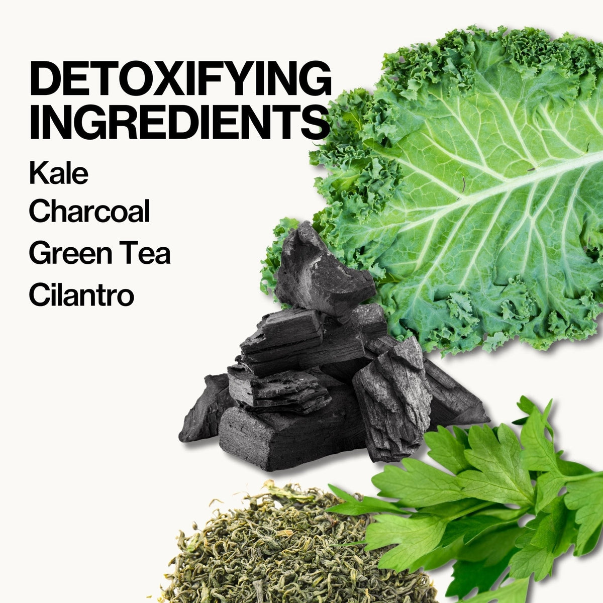 Super Green Detox Kale & Charcoal Detox Facial Mask