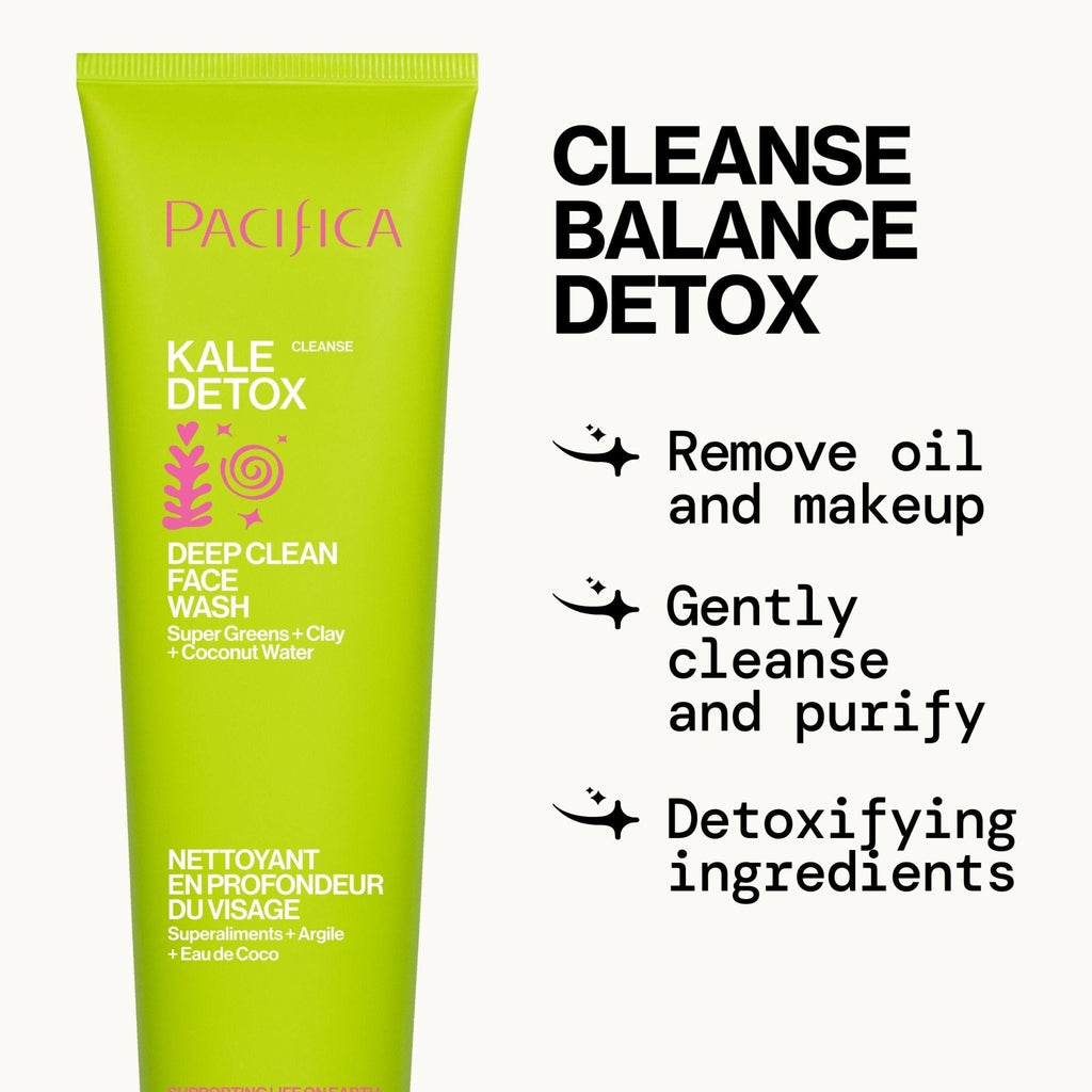 Kale Detox Deep Cleaning Face Wash | Daily Facial Cleanser