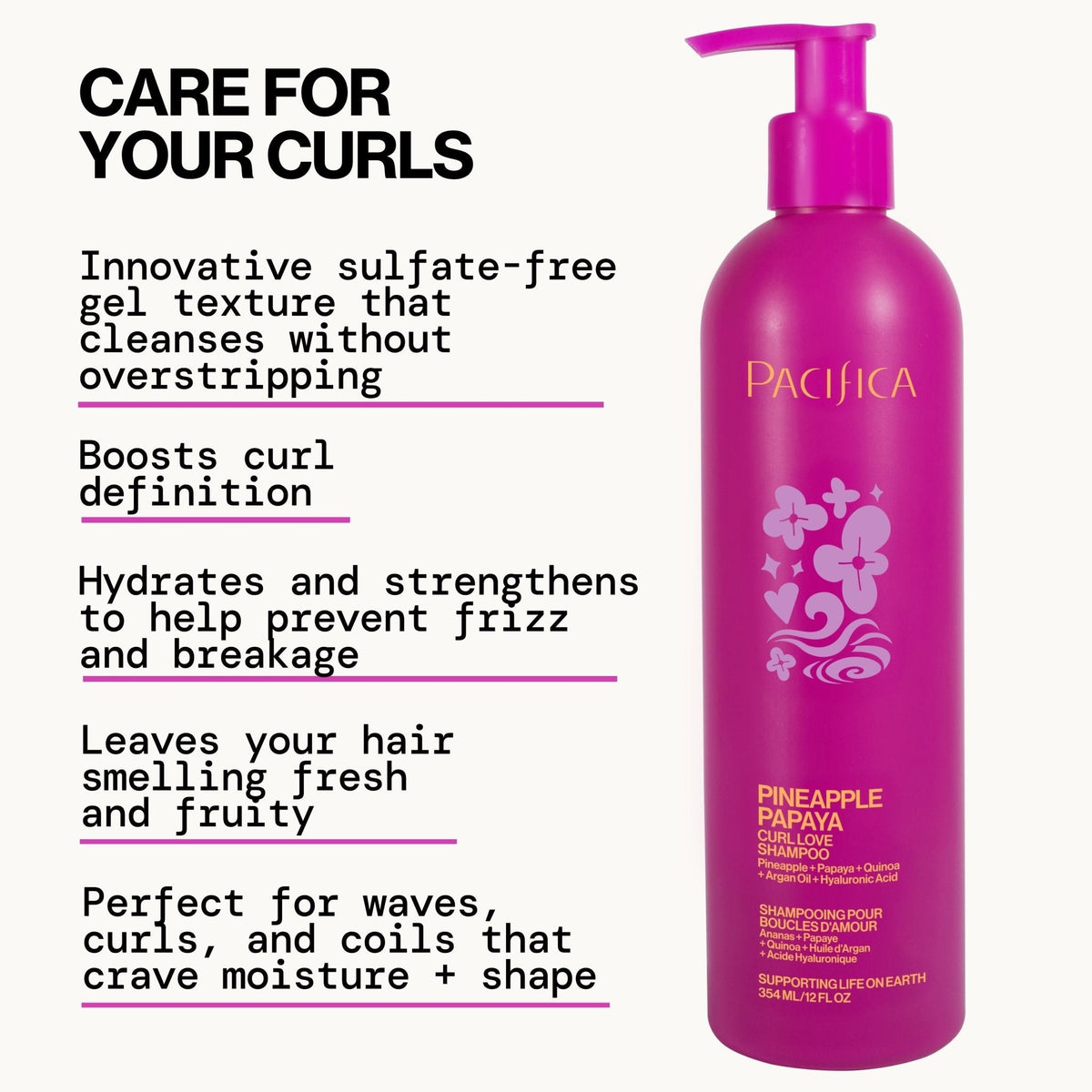 Pineapple Papaya Curl Love Shampoo