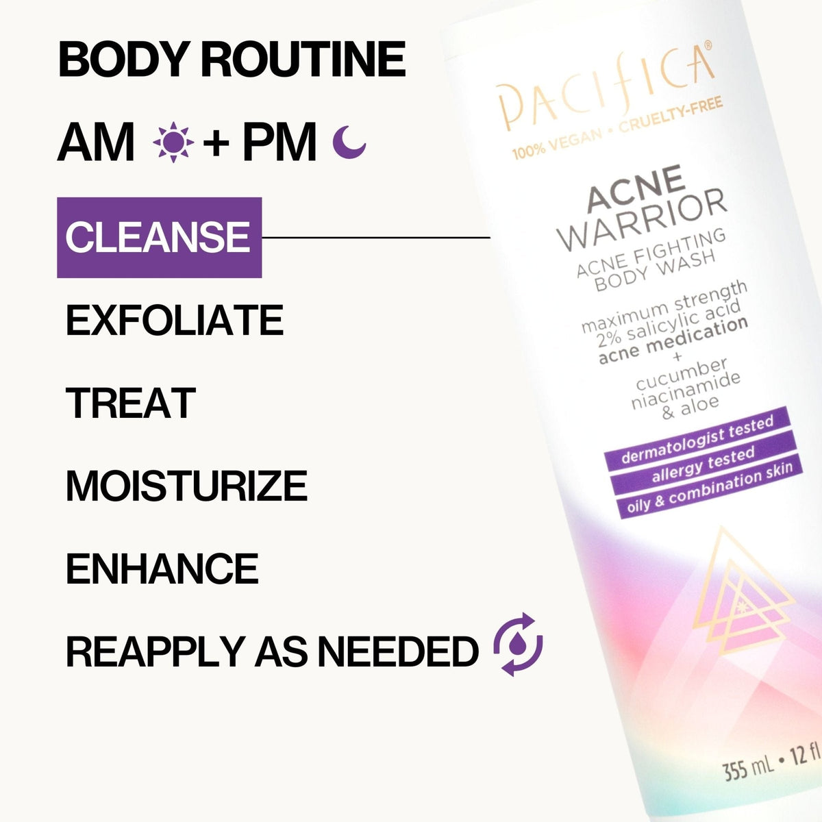 Acne Warrior Body Wash